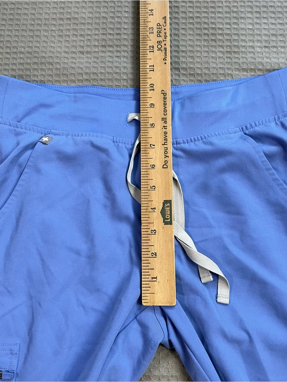 Figs Zamora Jogger Scrub Pants Small Petite SP Women’s Ceil Blue Stretch